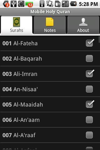 Mobile Holy Quran