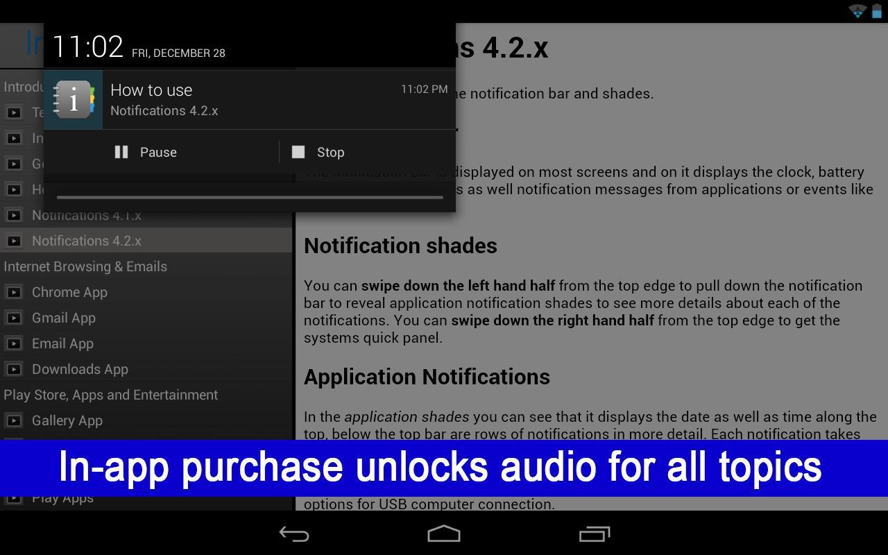 How to use Android Tablet Free