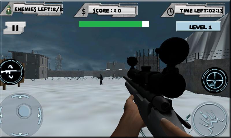 Glacier Sniper Shooting
