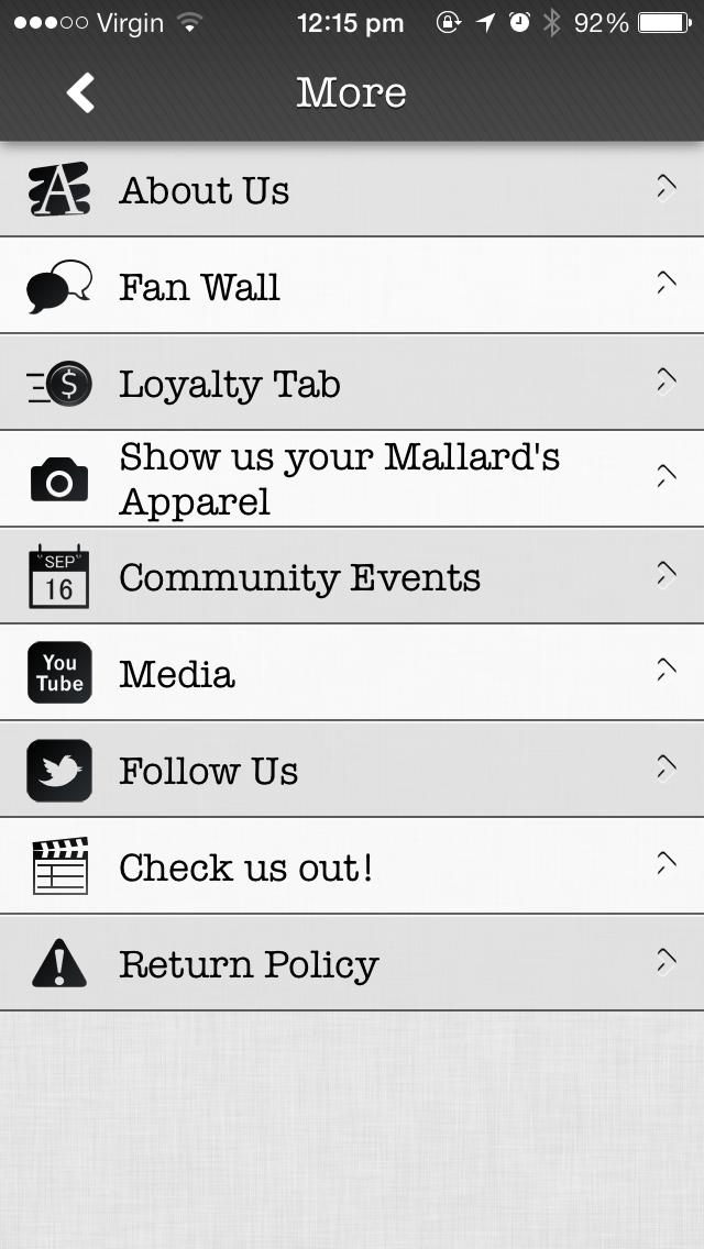 Mallard's Apparel
