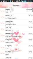 lovelove go sms theme