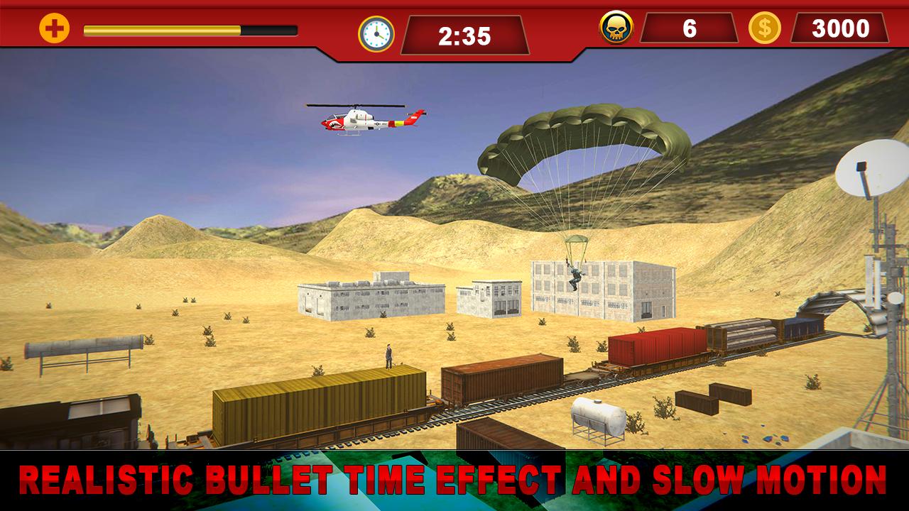 New Sniper 2019 : Train Shooting Free Game