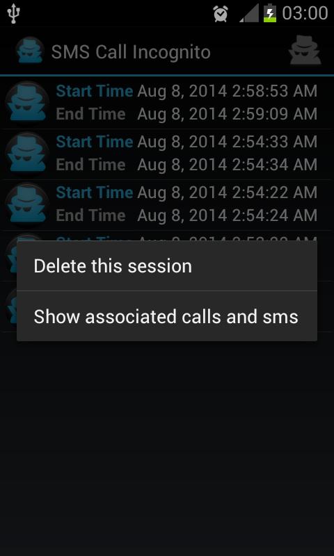 SMS Call Incognito