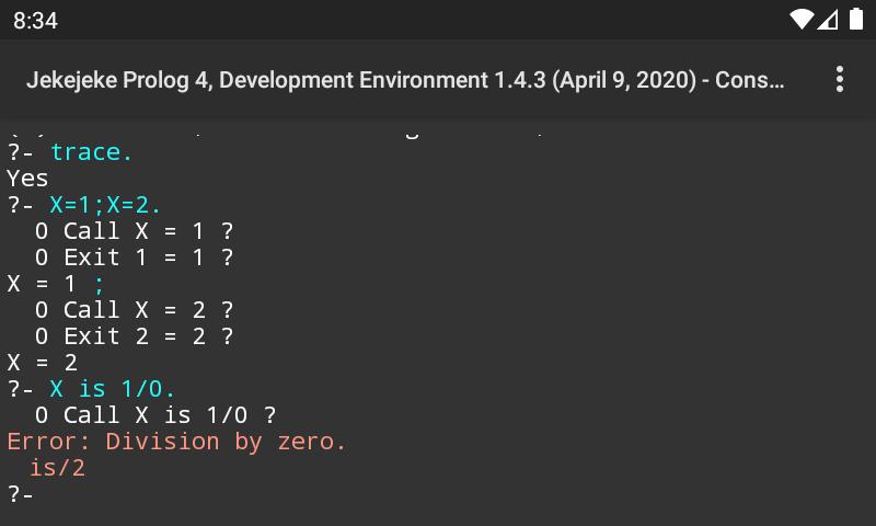 Jekejeke Prolog Environment