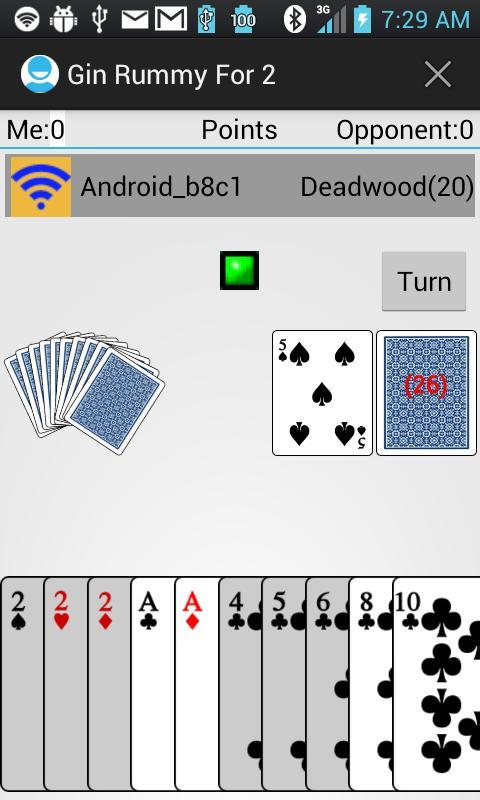 Gin Rummy For 2